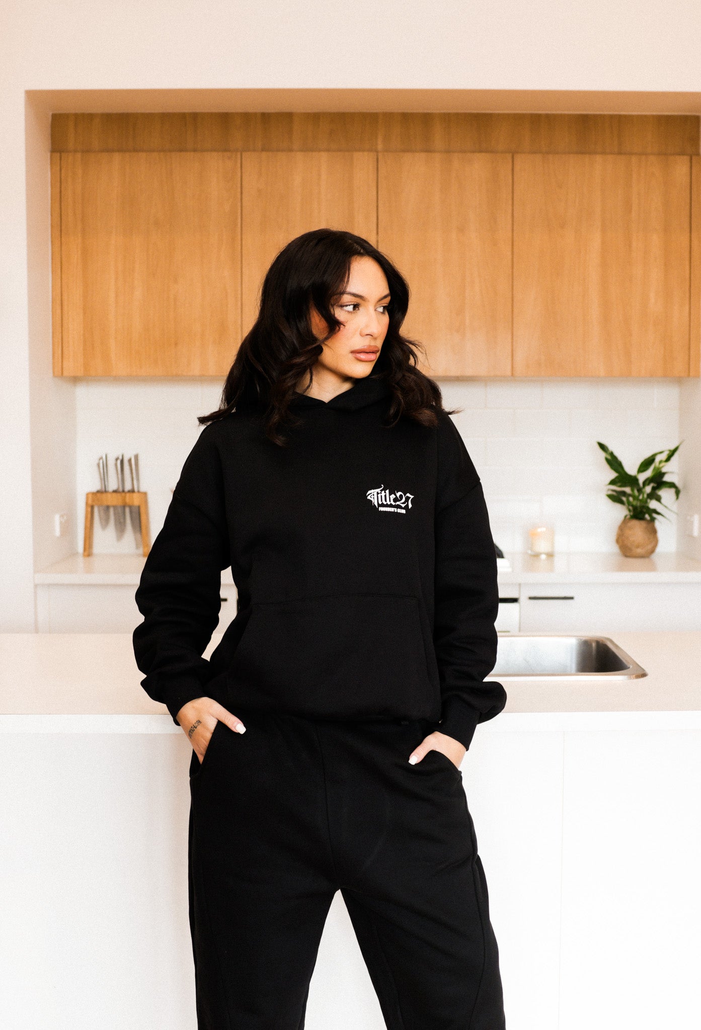 FOUNDERS CLUB HOODIE - BLACK
