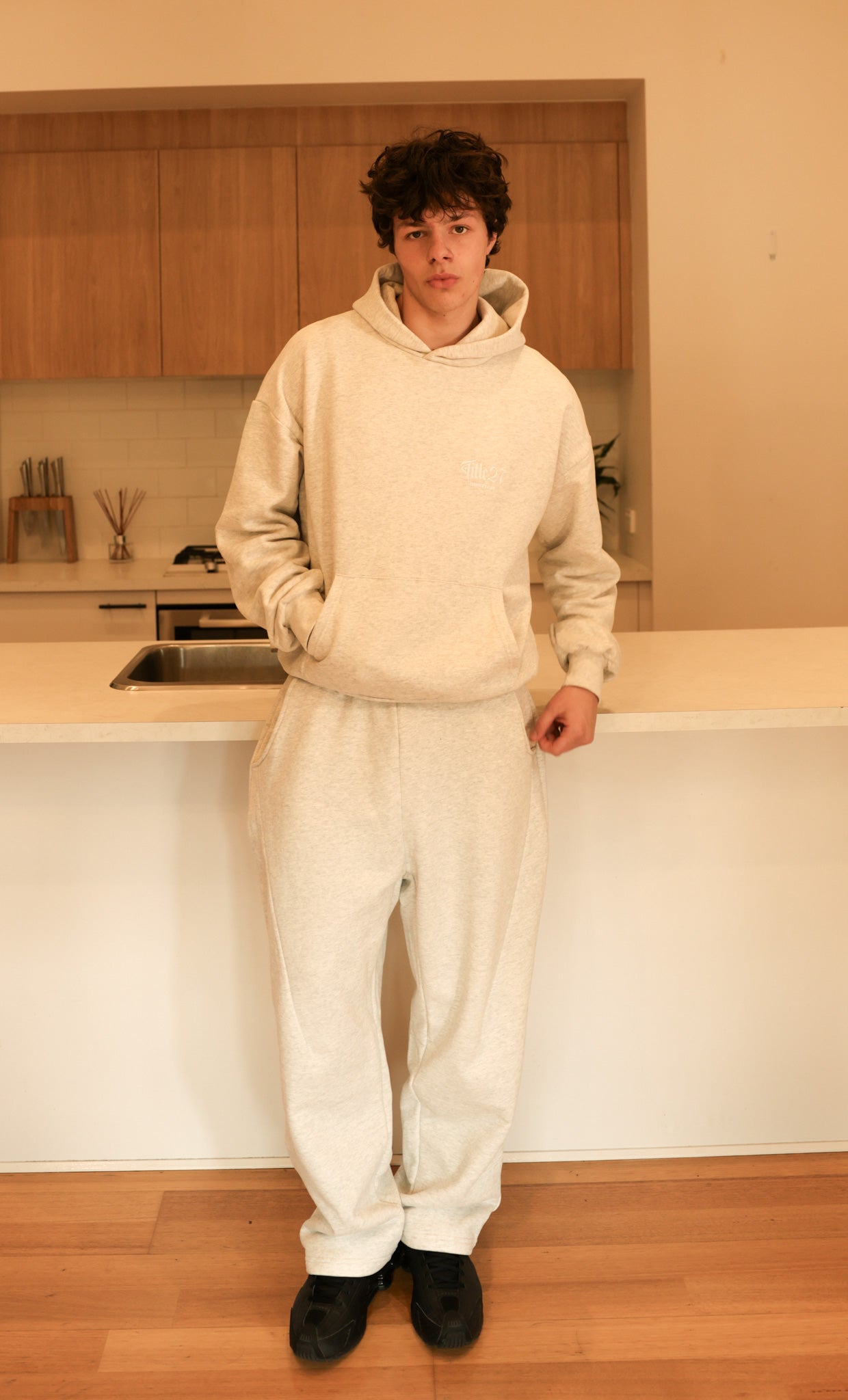 FOUNDERS CLUB PANTS - SNOW GREY