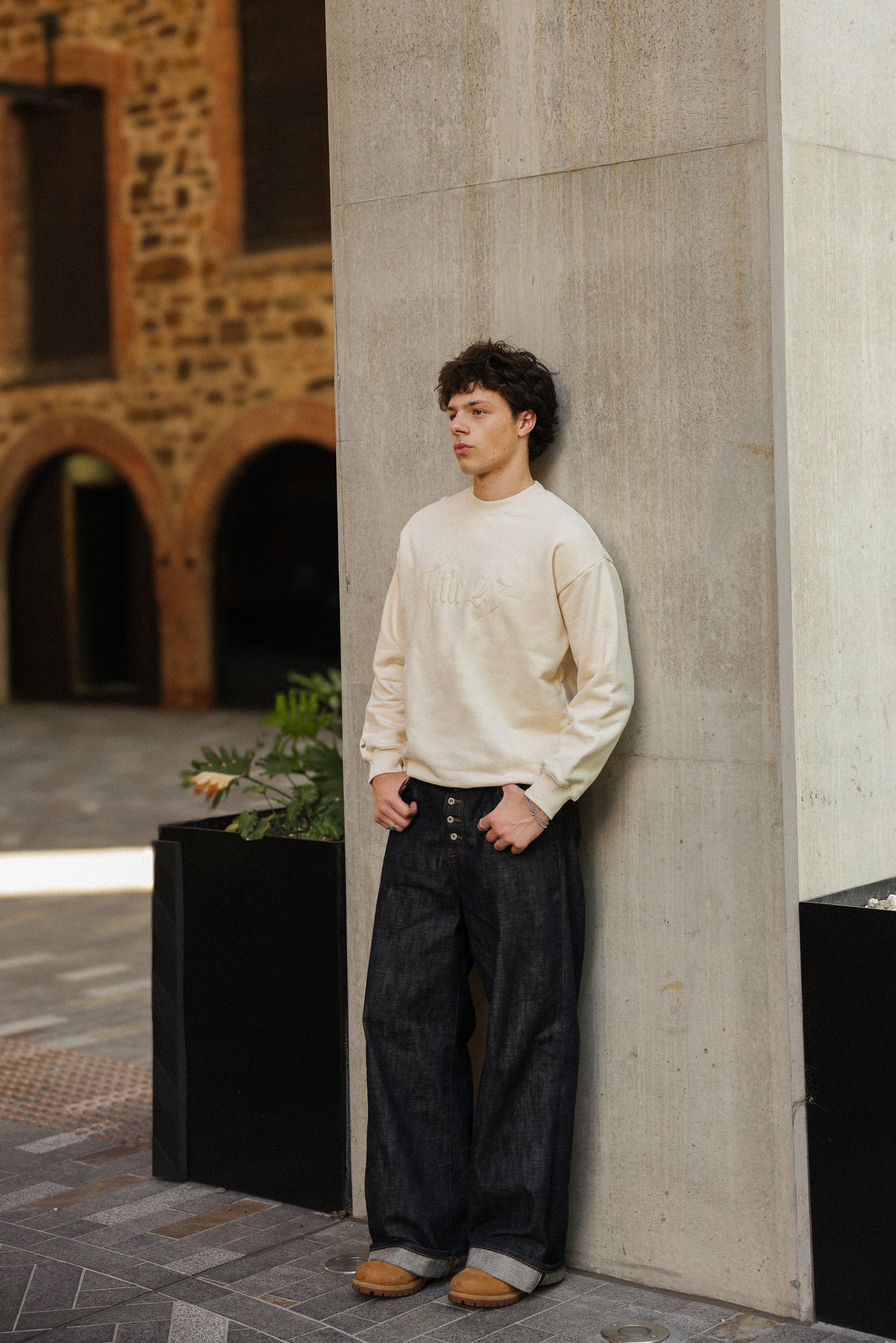 Crew Neck - ECRU
