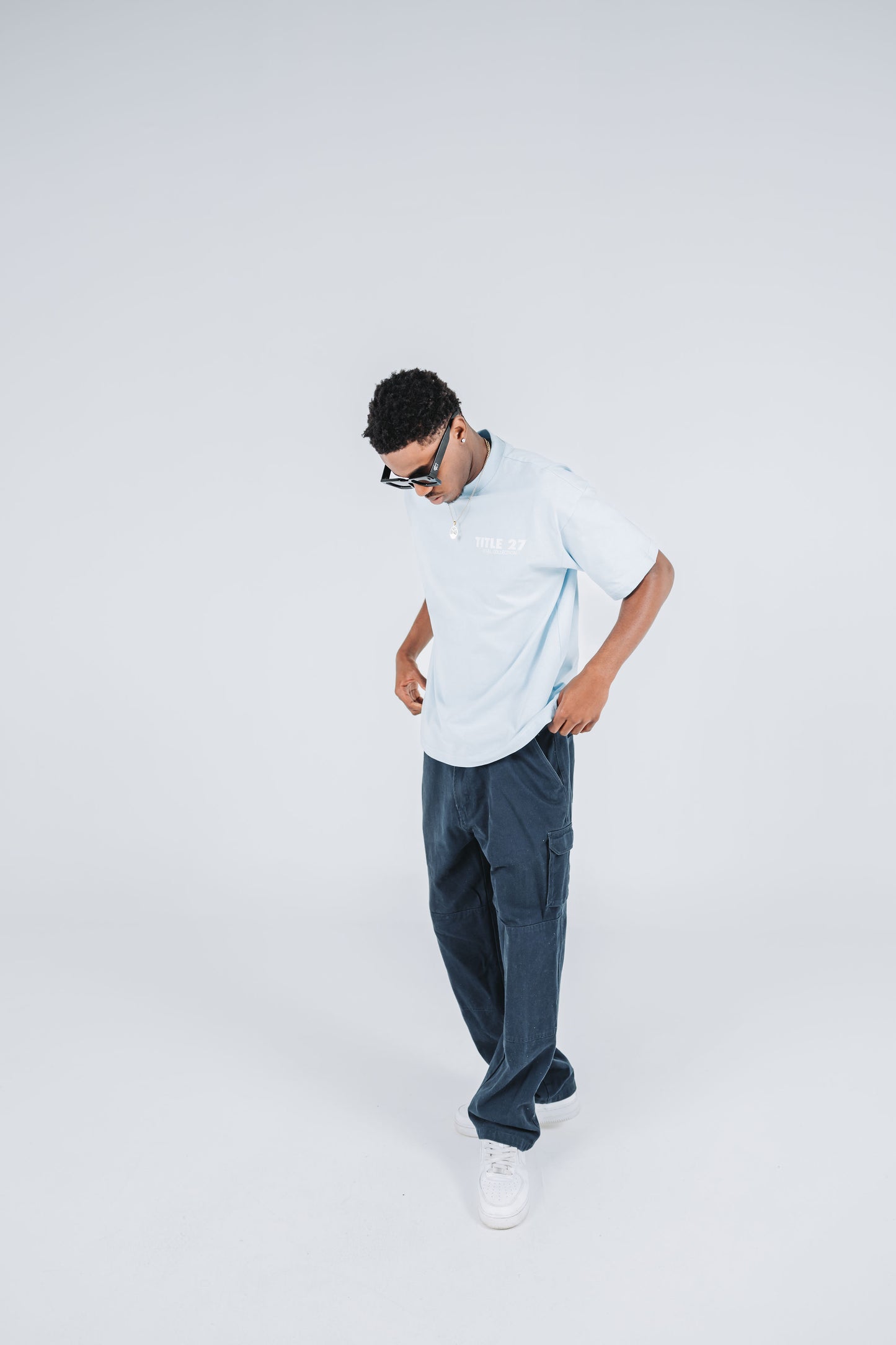 Vital Collection Basic Tee -BLUE