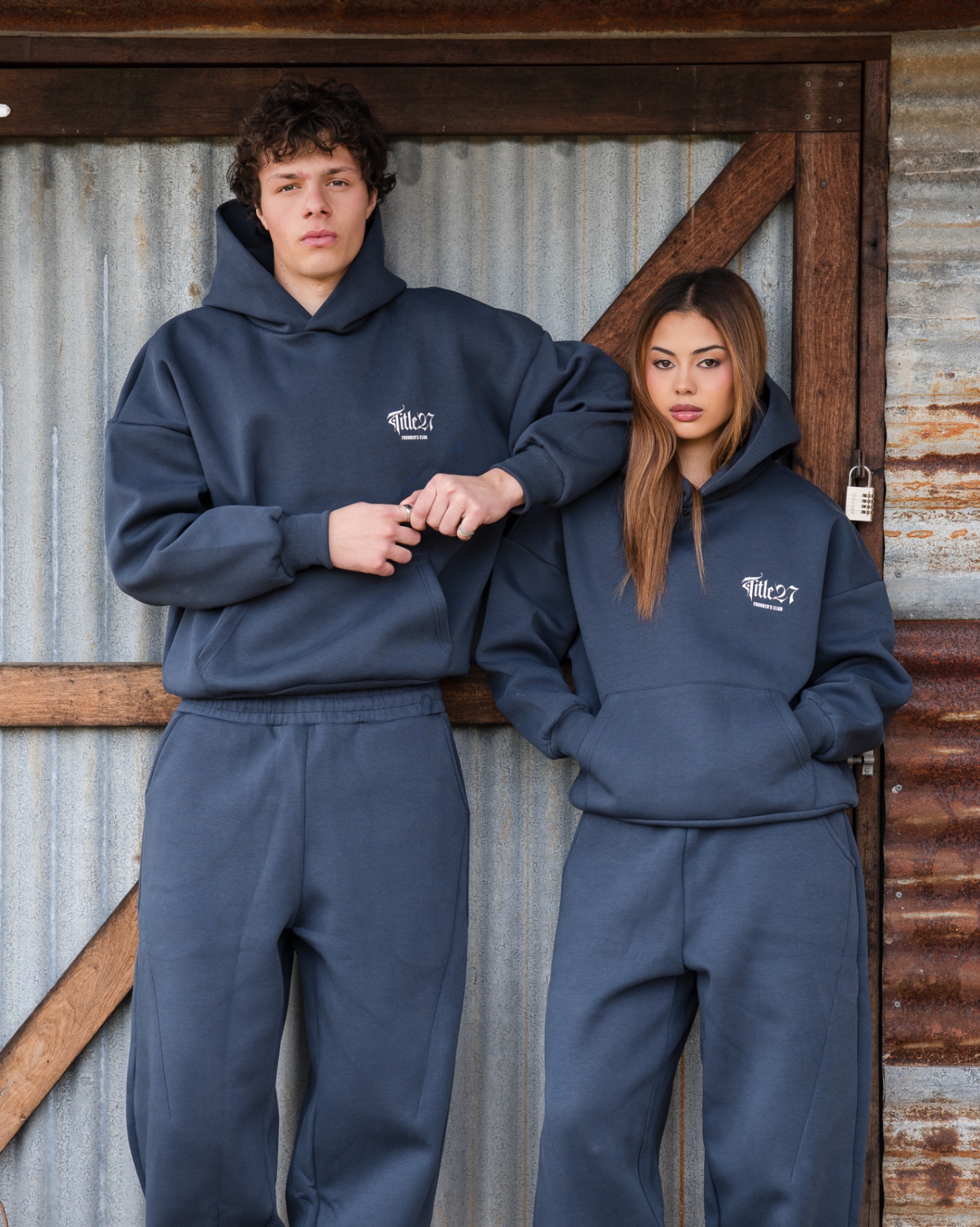 Founders Club V2 navy hoodie and pant