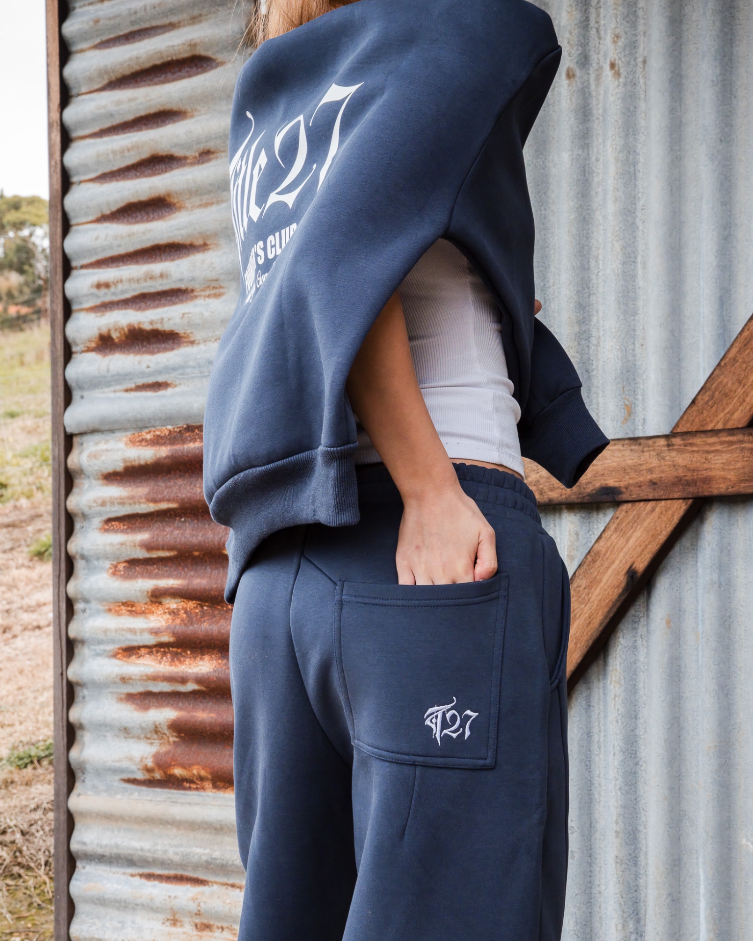 Founders Club V2 embroidered pocket detail